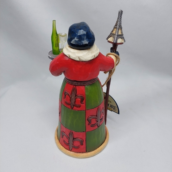 Jim Shore Heartwood Creek Bonjour And Merry Christmas French Santa 2013 - Picture 6 of 10